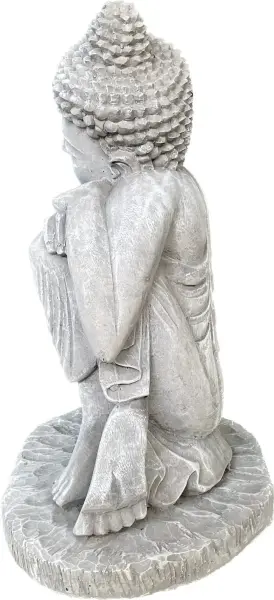 Product image 6 of the product “Hema - Buddha relax - left knee is up, 45 cm H | cast stone ”
